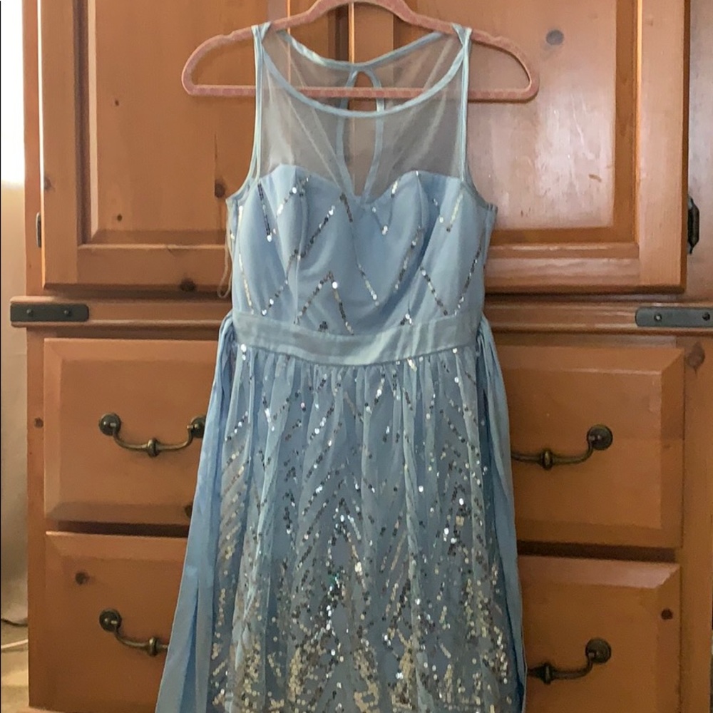 Blue semi formal dress